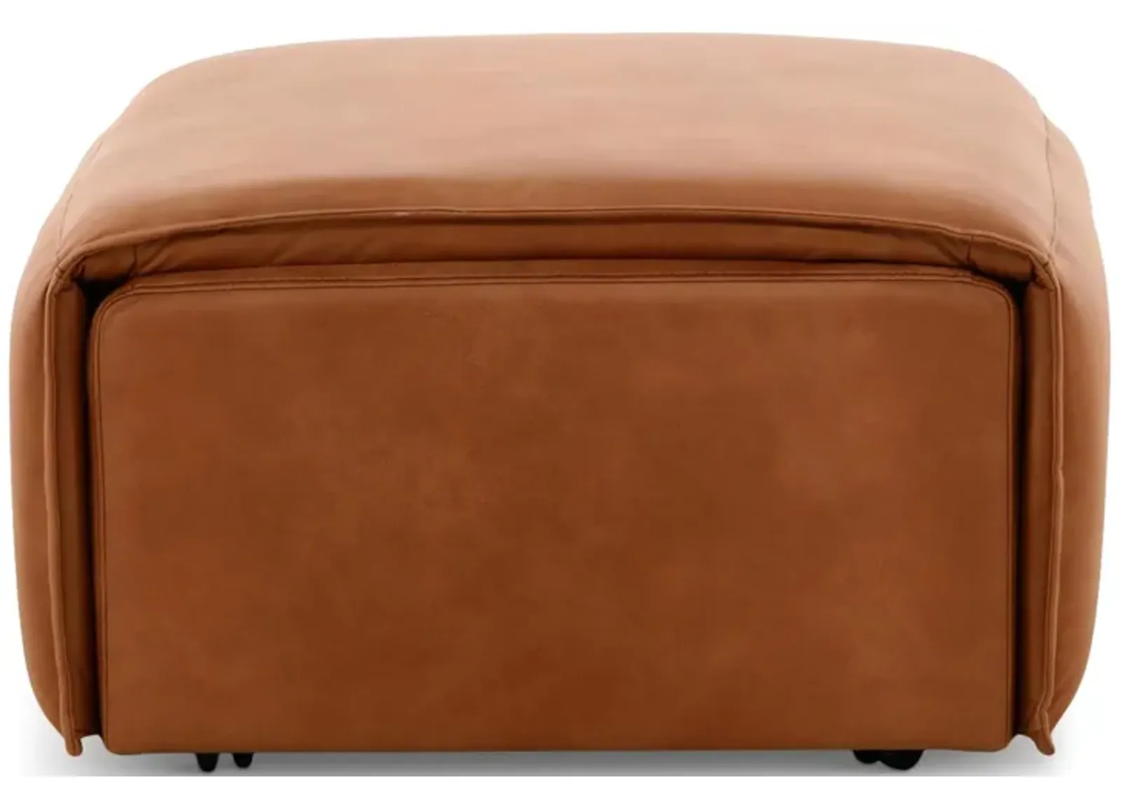 Modular Two Caster Ottoman