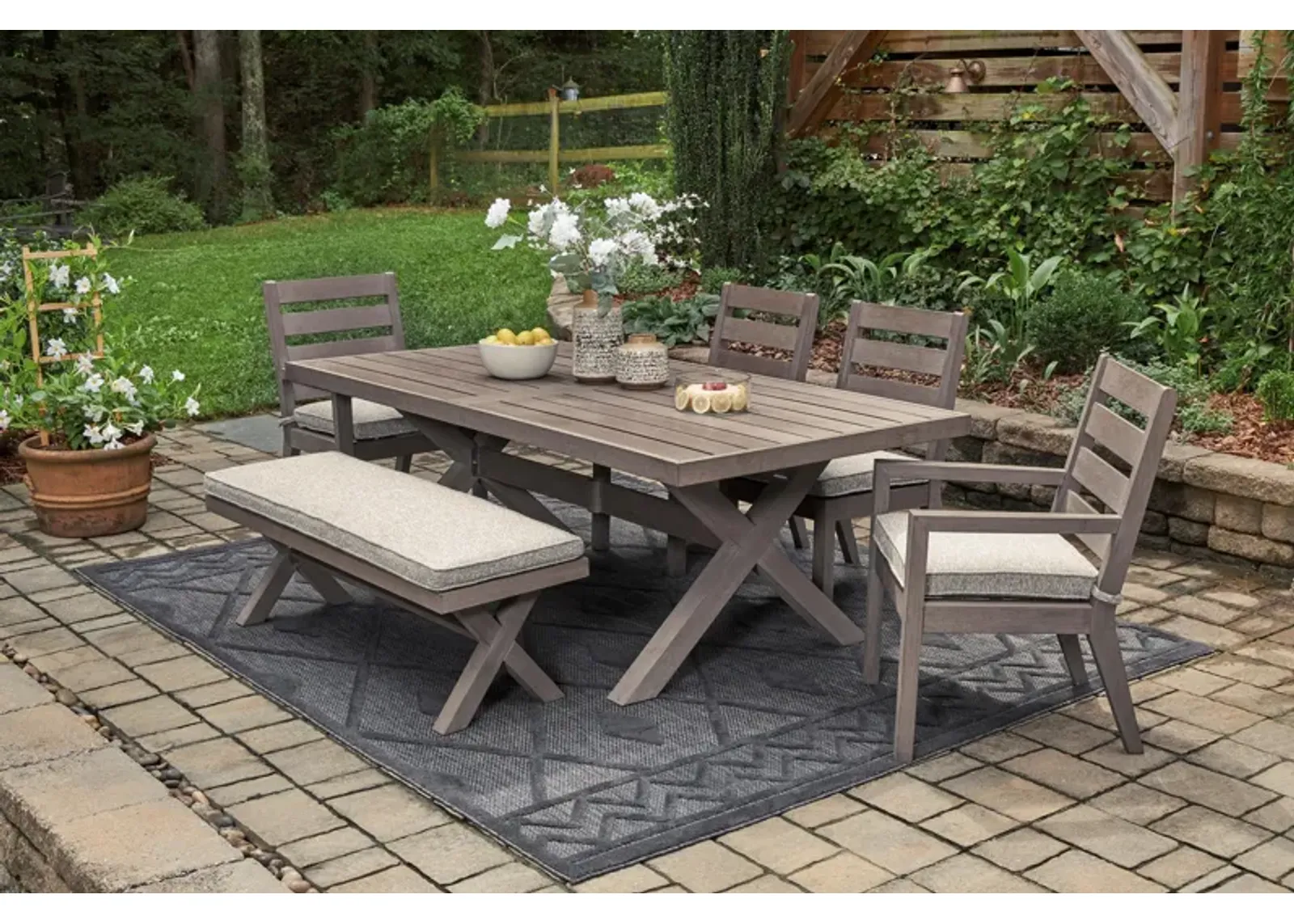 Hillside Barn 6-Piece Outdoor Dining Set