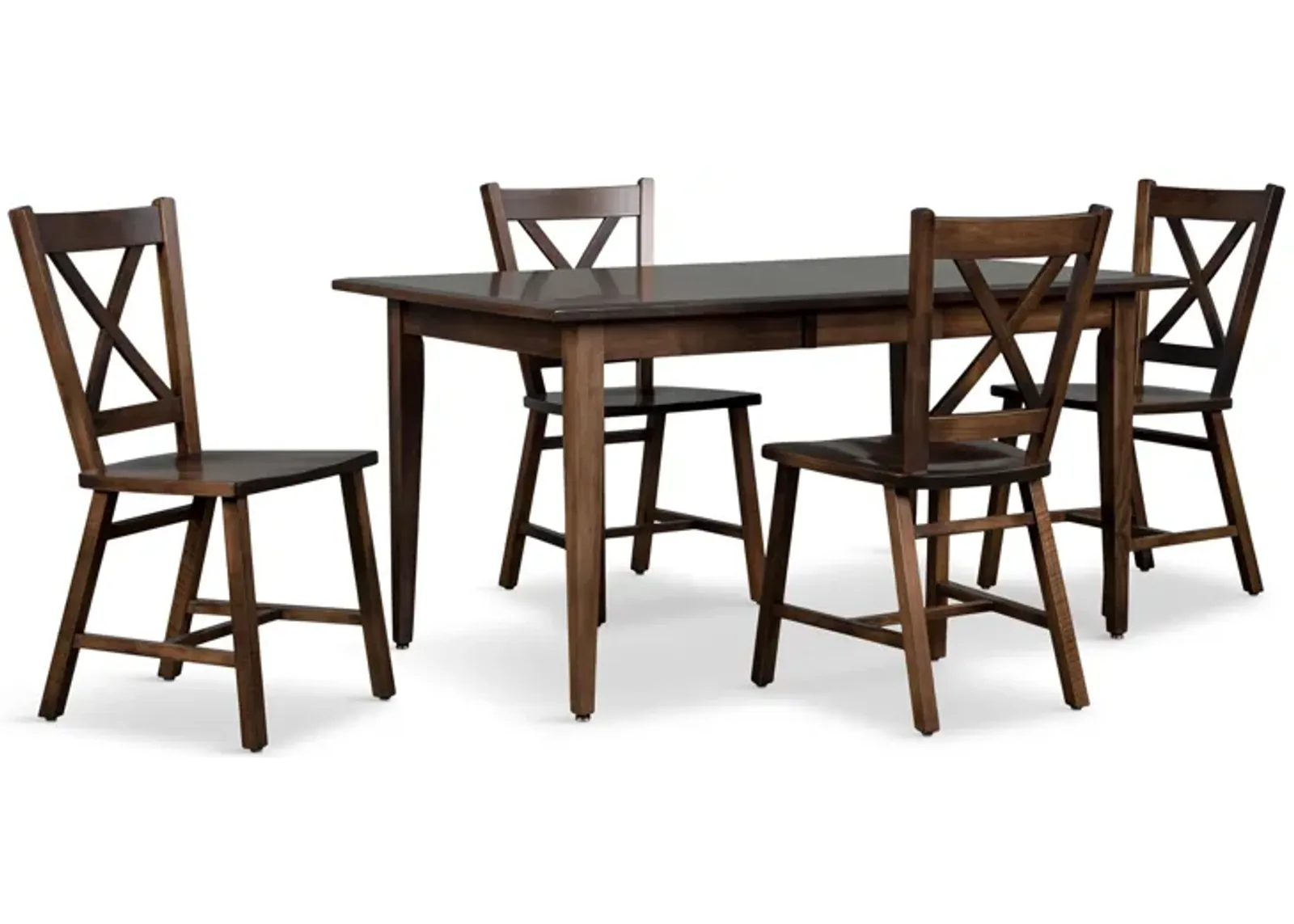 Eagle Mountain 5-Piece X-Back Dining Set