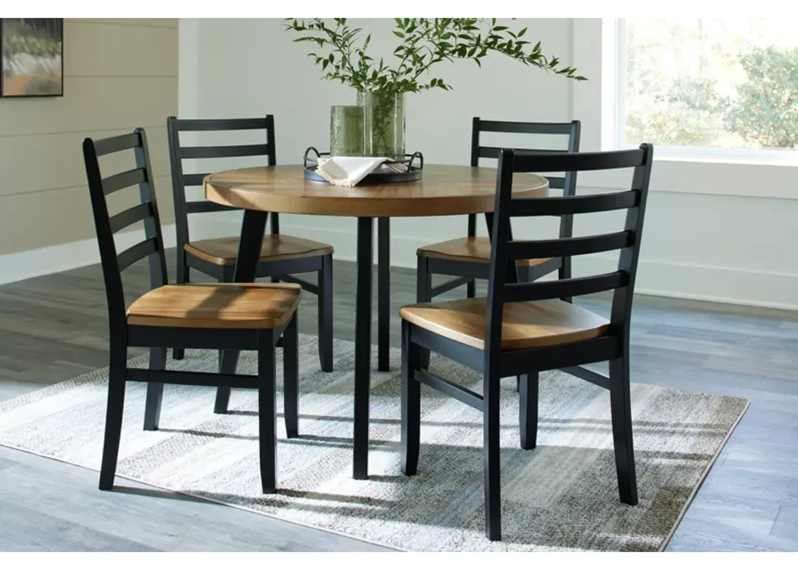 Blondon 5-Piece Round Dining Set