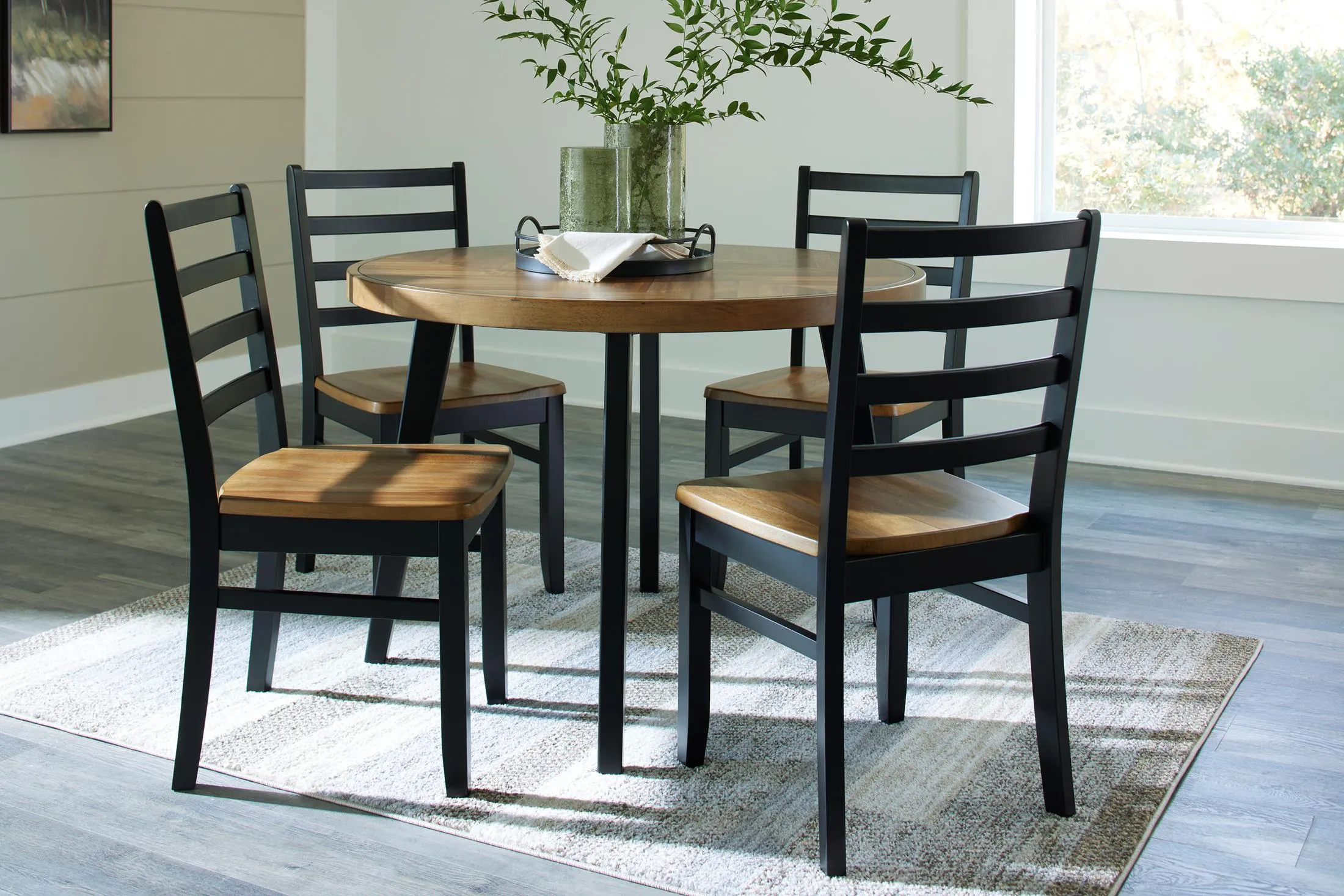 Blondon 5-Piece Round Dining Set