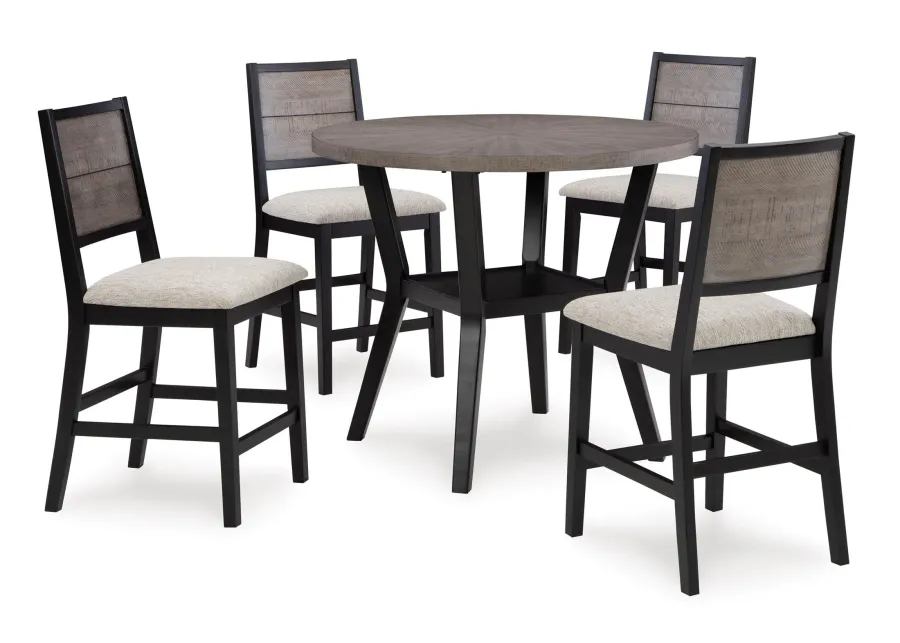 Corloda 5-Piece Counter Dining Set