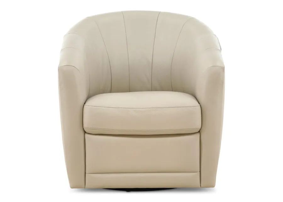 Giada Leather Swivel Chair