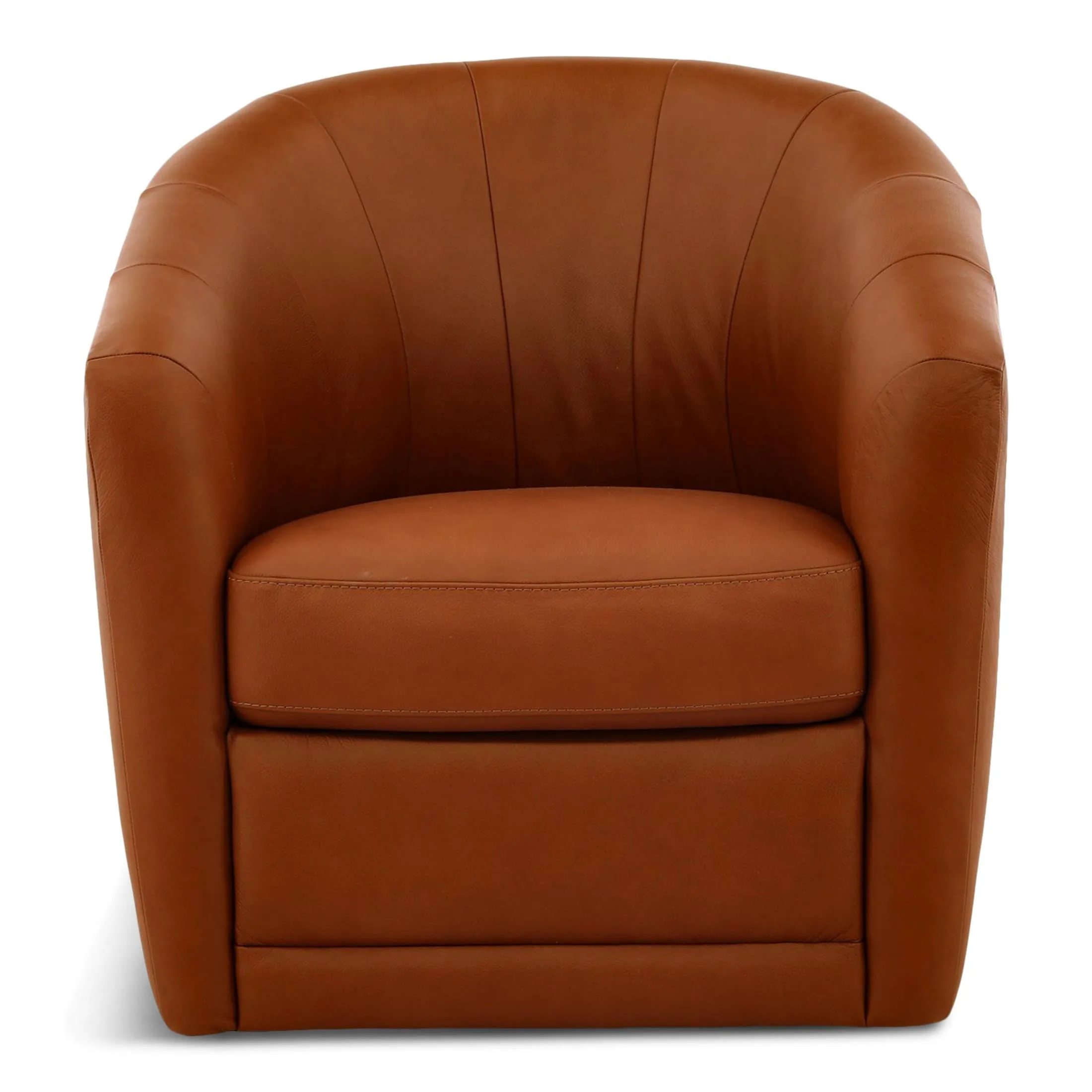 Giada Leather Swivel Chair