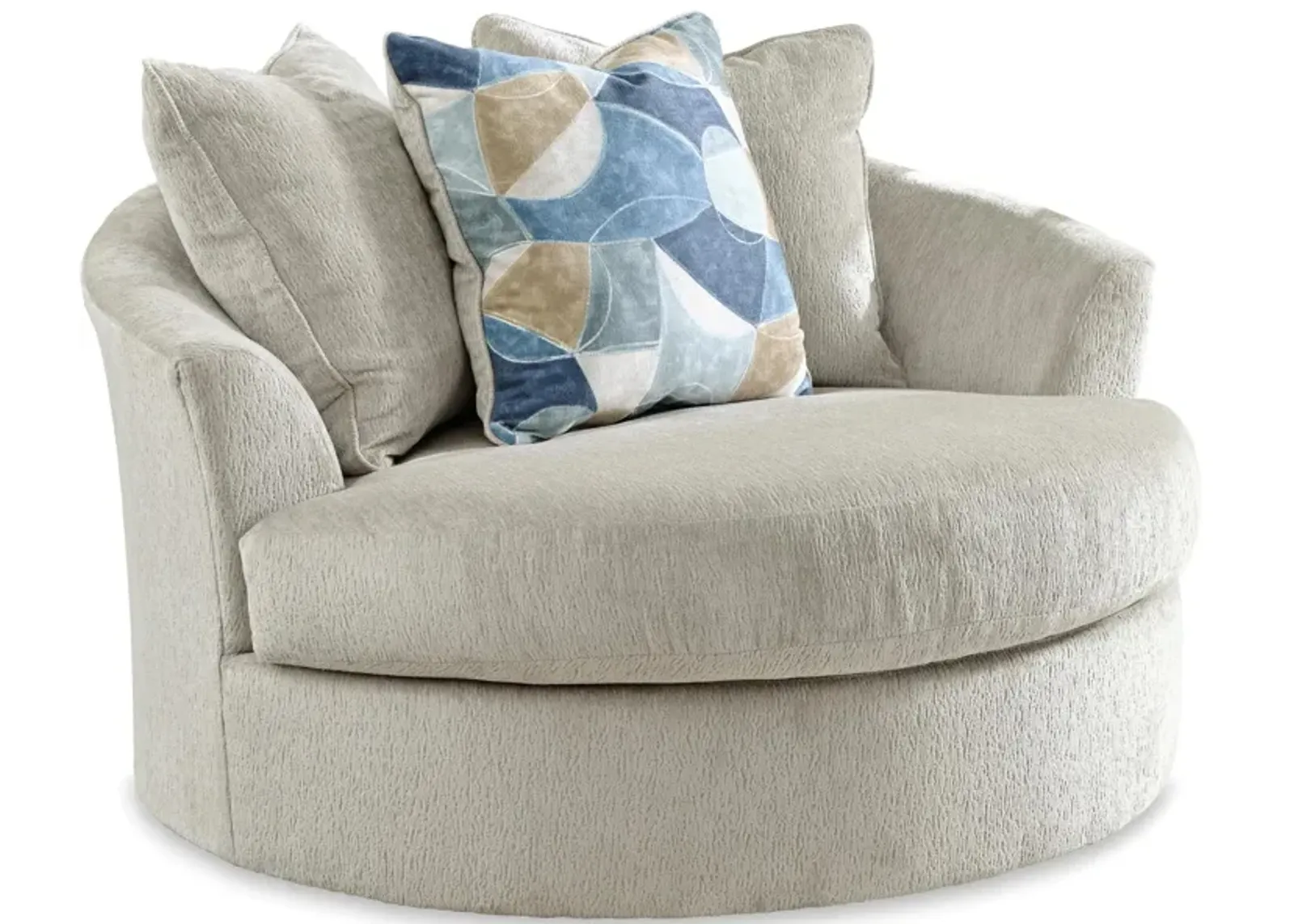 Maxon Place Oversized Swivel Accent Chair