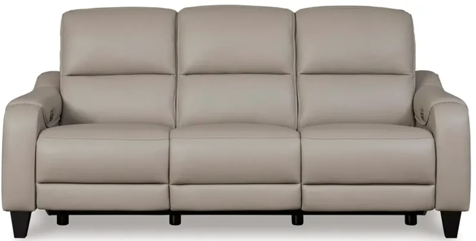 Mercomatic Leather Power Reclining Sofa