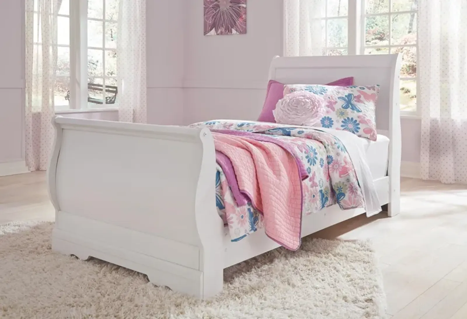 Anarasia Twin Sleigh Bed