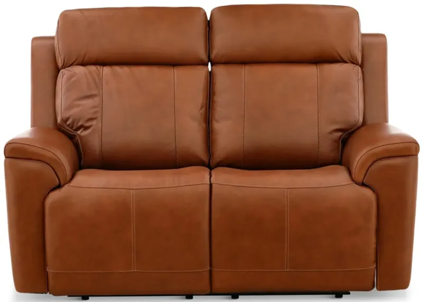 Adrian Leather Power Reclining Loveseat