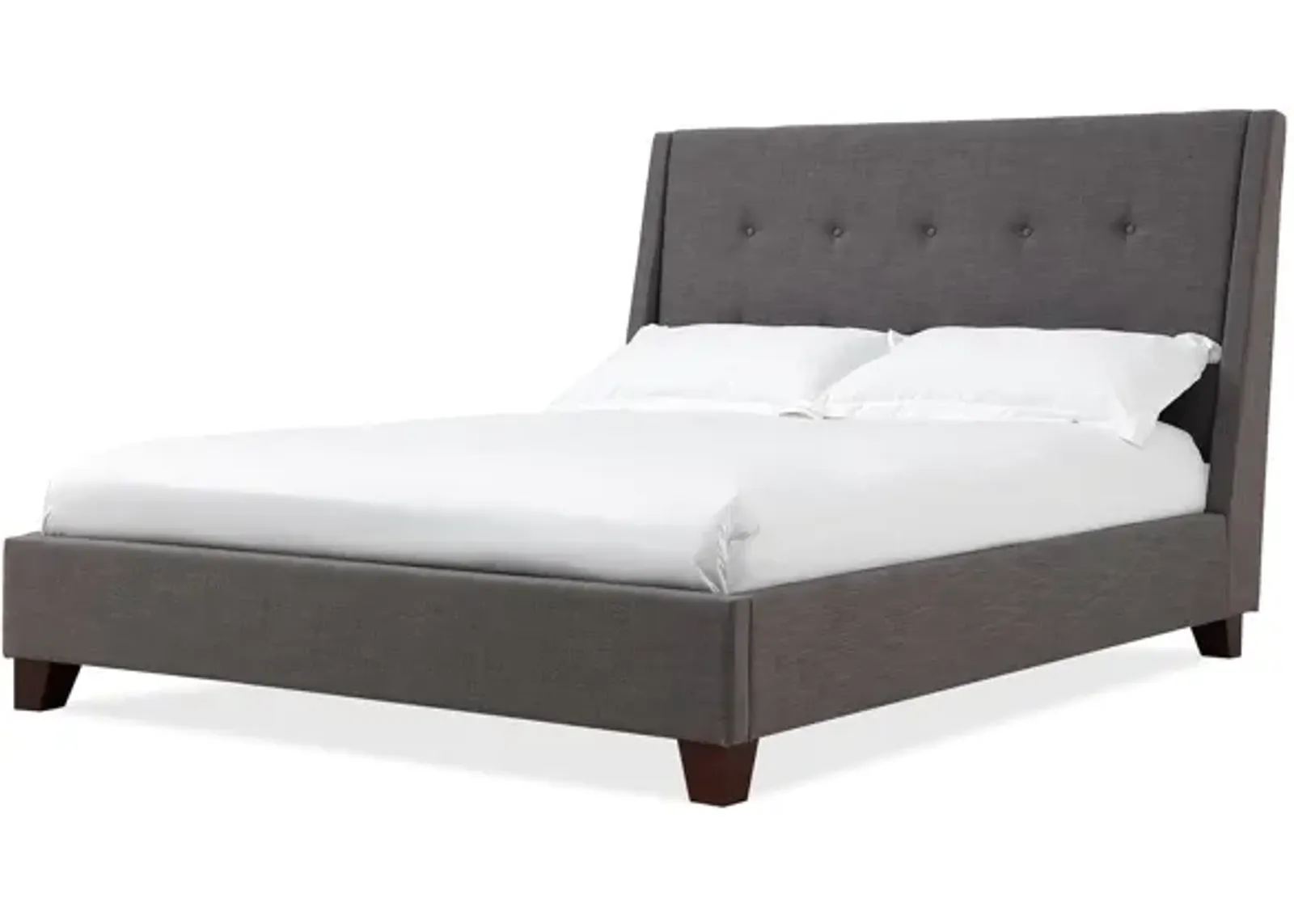 Drew King Upholstered Bed