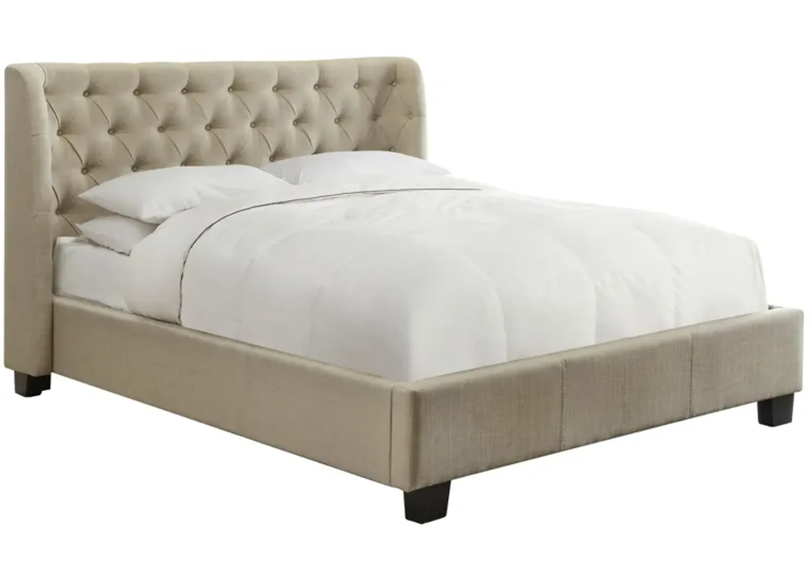 Ellie Queen Upholstered Bed