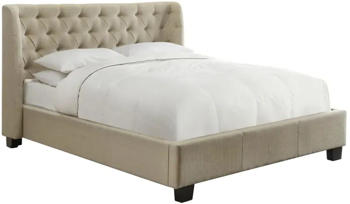 Ellie Queen Upholstered Bed