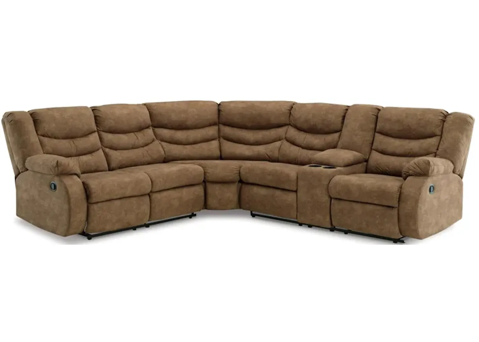 Partymate 2-Piece Reclining Sectional with Console