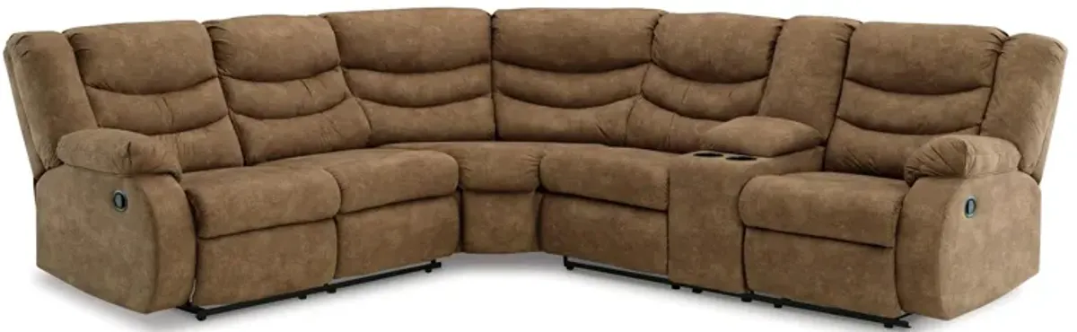 Partymate 2-Piece Reclining Sectional with Console