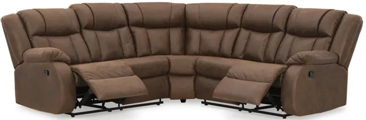 Trail Boys 2-Piece Reclining Sectional