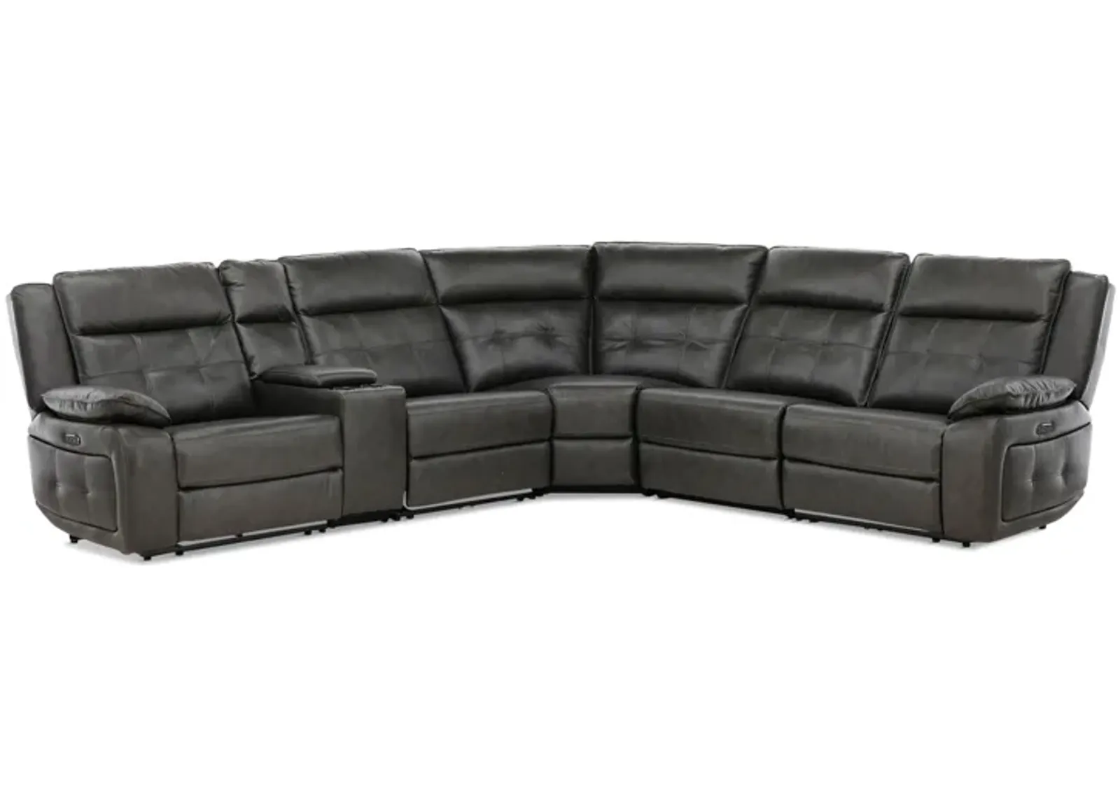 Afton 6-Piece Power Reclining Sectional