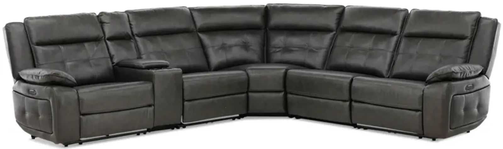 Afton 6-Piece Power Reclining Sectional