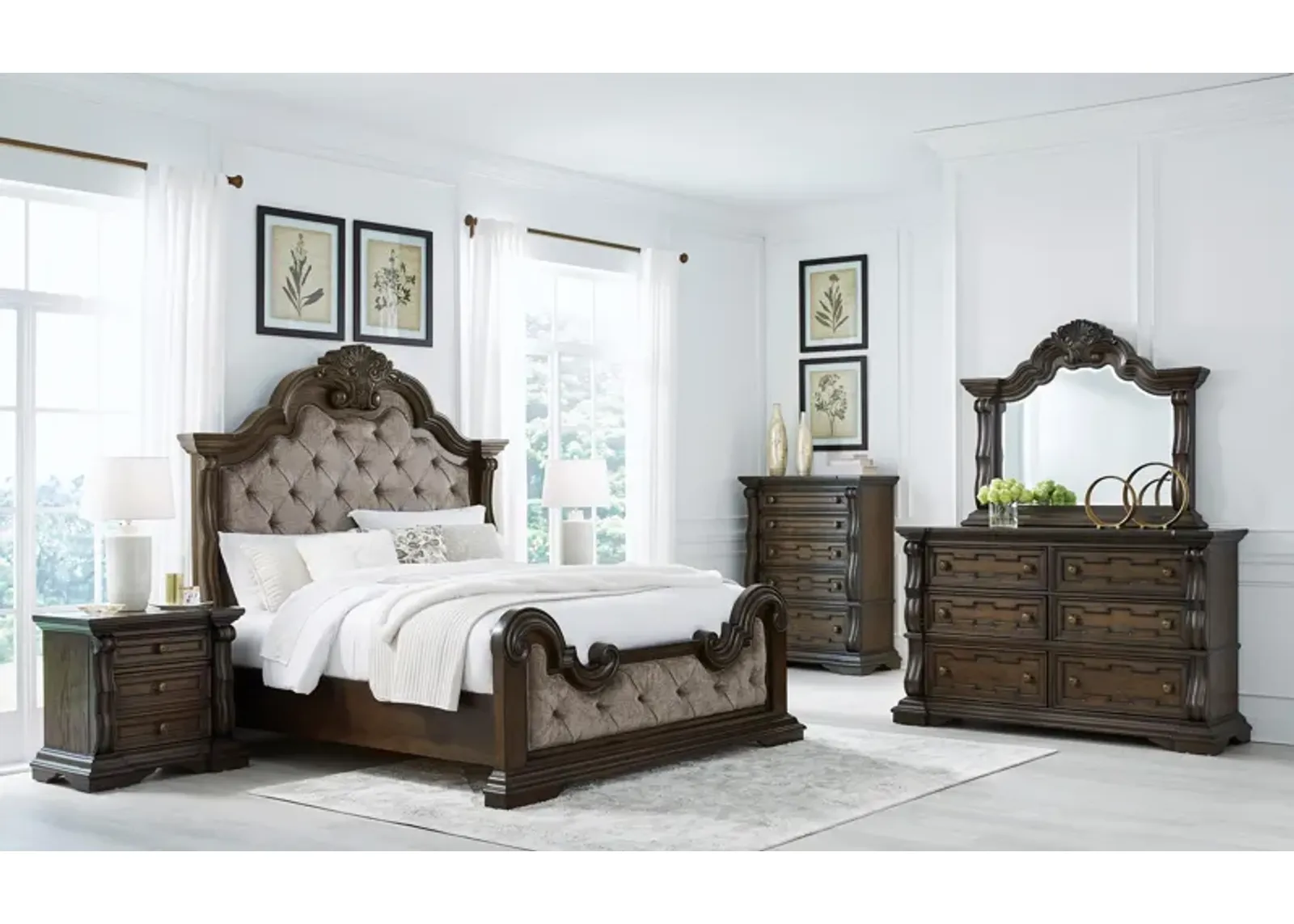 Maylee 3-Piece Queen Upholstered Bedroom Set