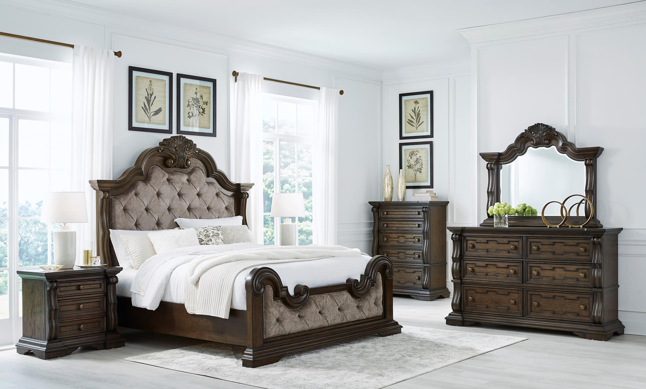 Maylee 3-Piece King Upholstered Bedroom Set