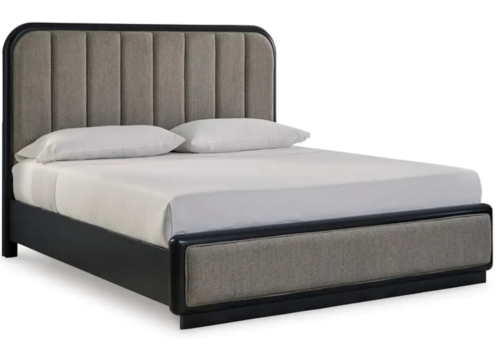 Rowanbeck King Upholstered Panel Bed