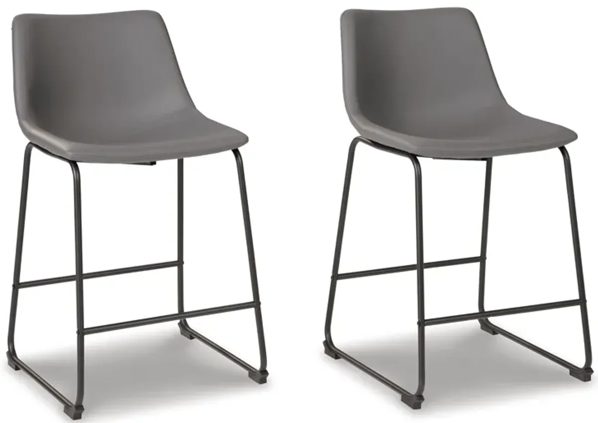 Centiar Counter Height Bar Stool (Set of 2)