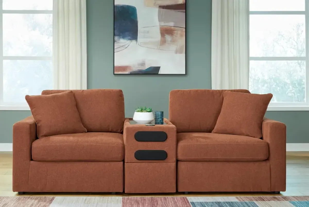 Modmax 3-Piece Loveseat with Audio Console