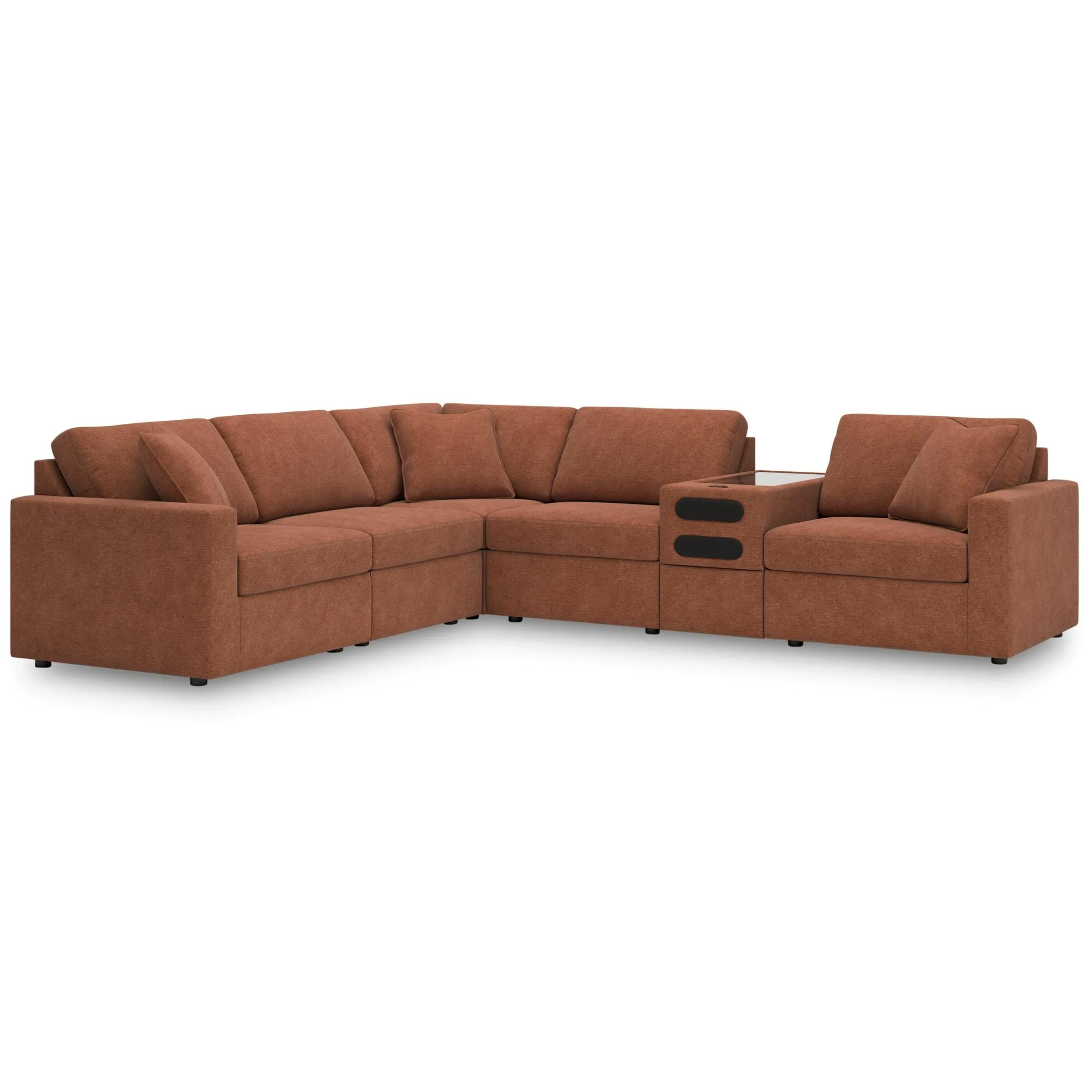 Modmax 6-Piece Sectional with Audio Console