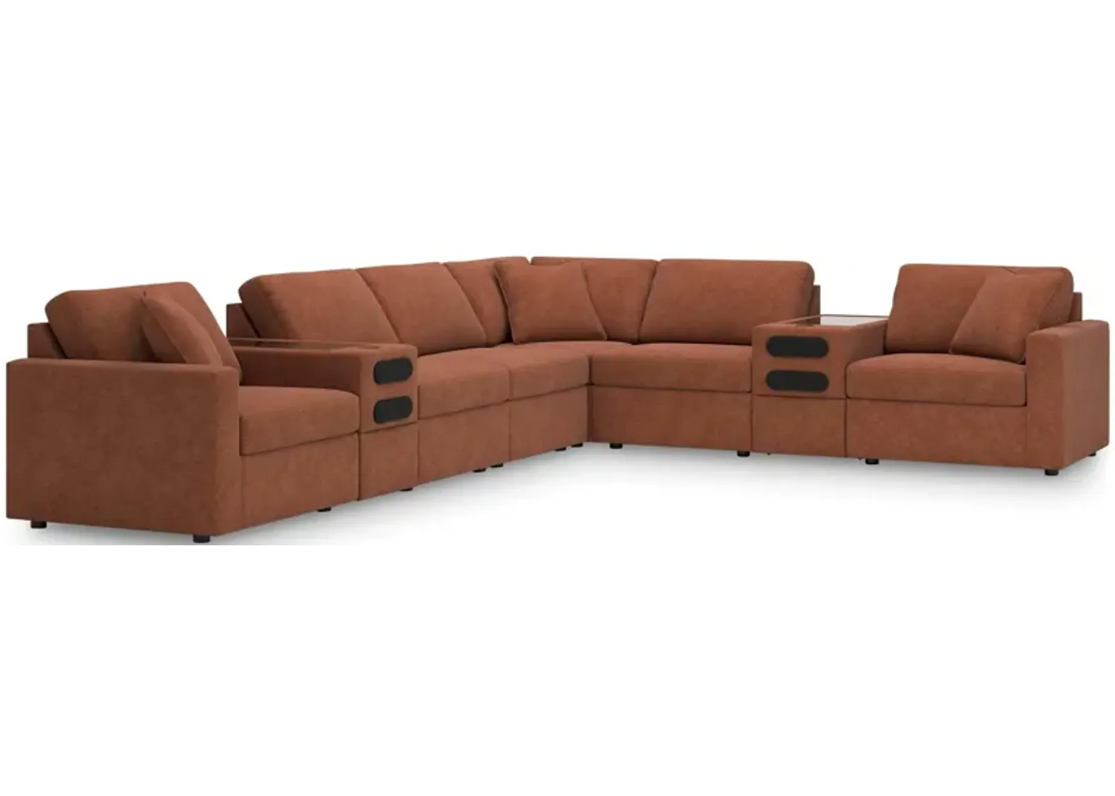 Modmax 8-Piece Sectional with Double Audio Console