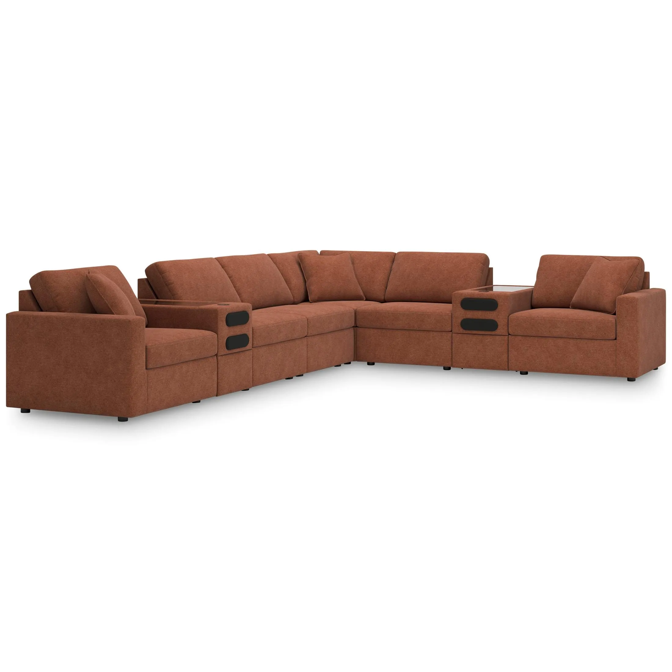 Modmax 8-Piece Sectional with Double Audio Console