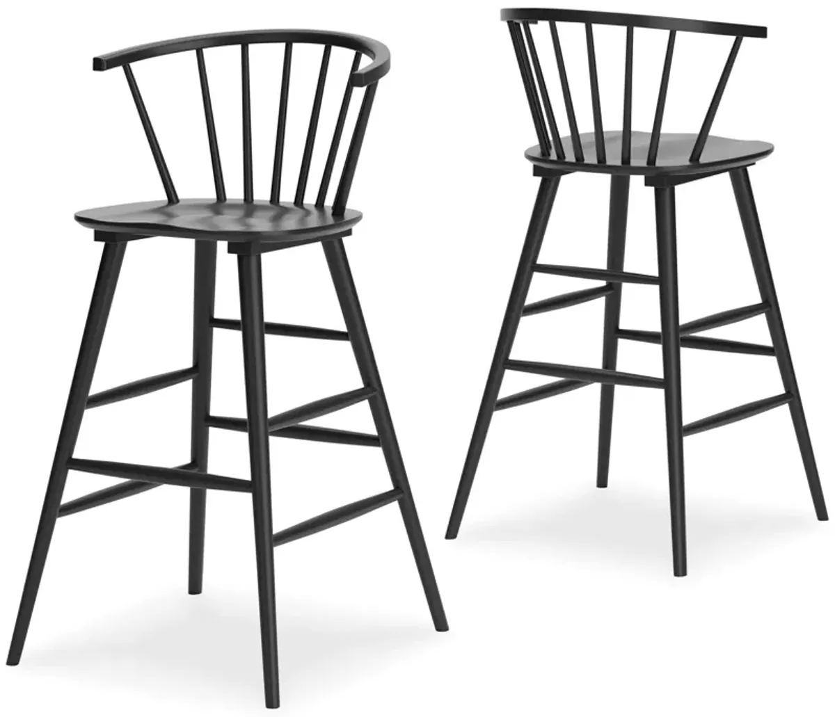 Otaska Bar Height Stool (Set of 2)