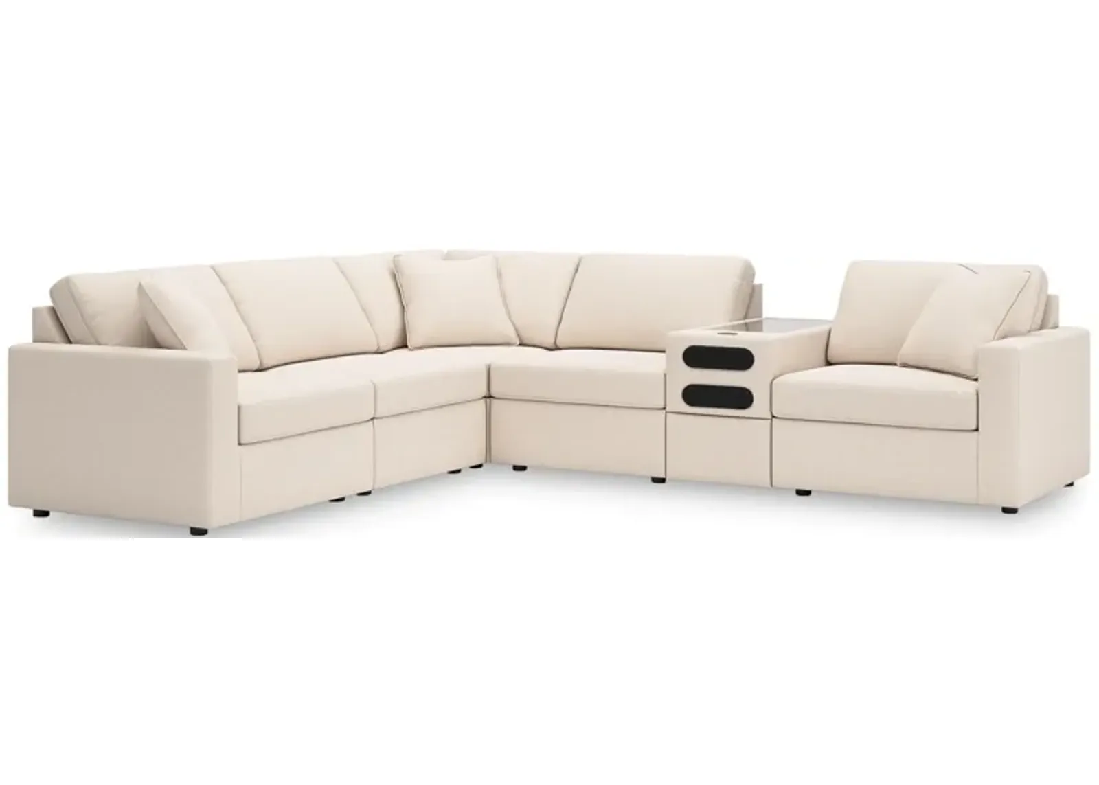 Modmax 6-Piece Sectional with Audio Console