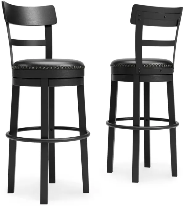 Valebeck Bar Height Upholstered Bar Stool (Set of 2)