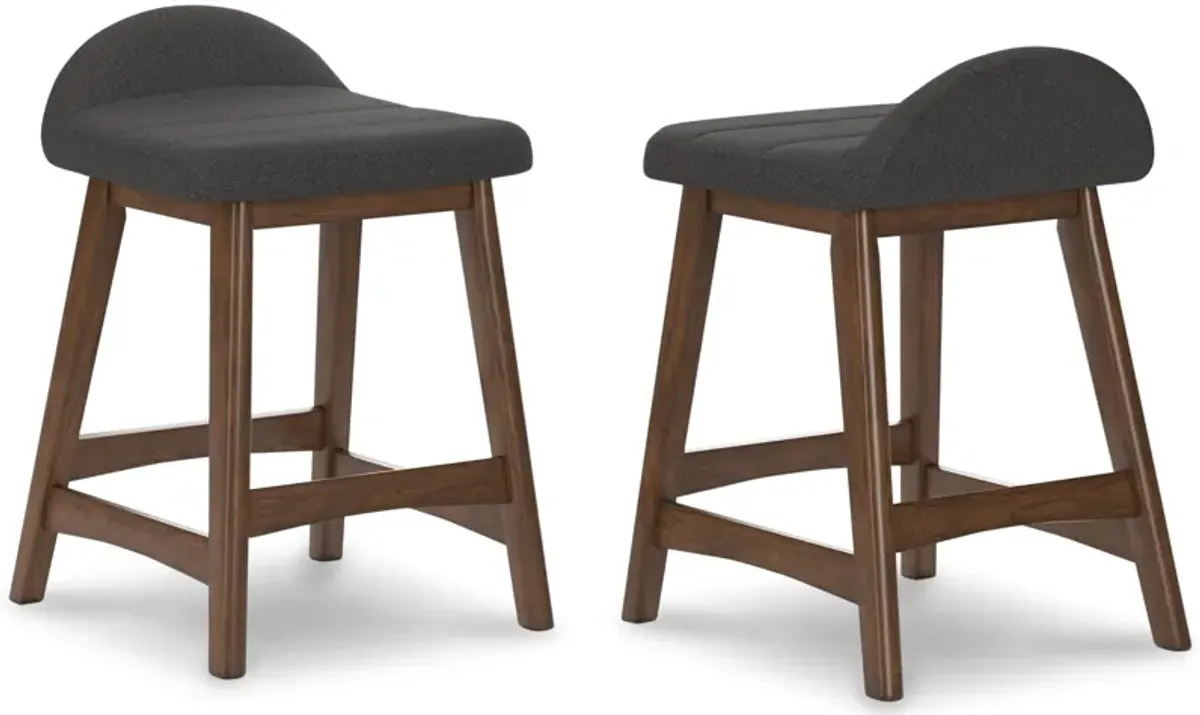 Lyncott Counter Height Bar Stool (Set of 2)