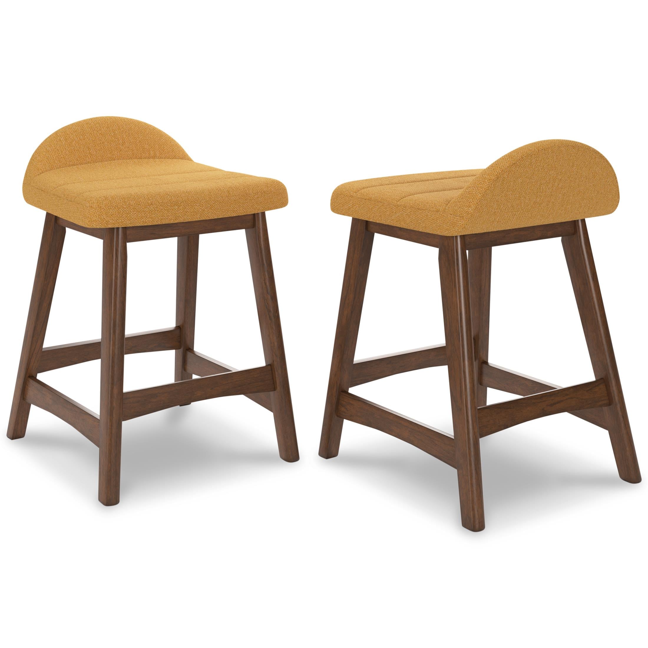 Lyncott Counter Height Bar Stool (Set of 2)