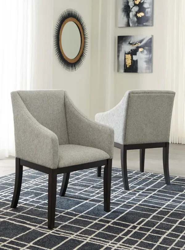 Bruxworth Dining Arm Chair (Set of 2)