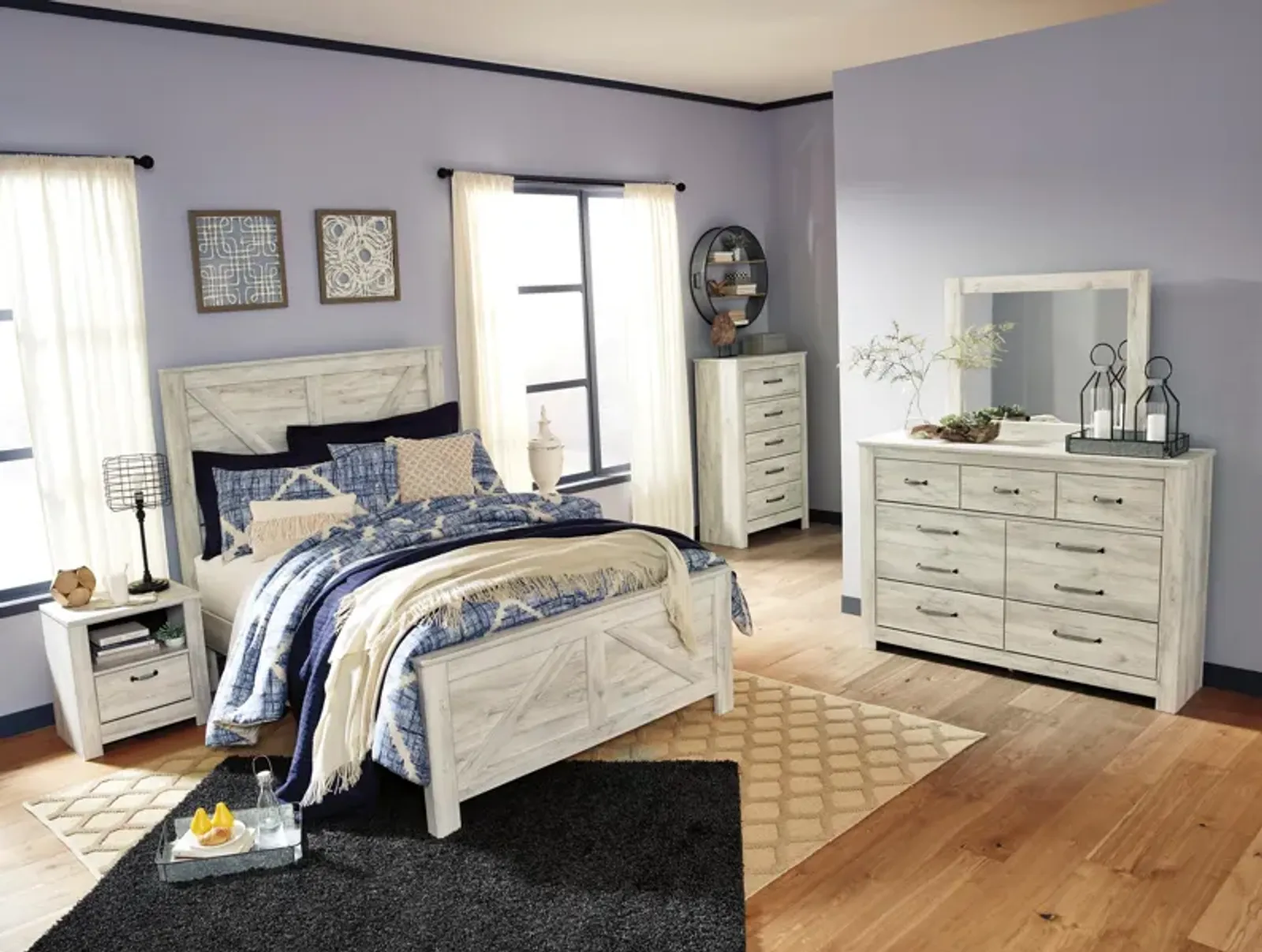 Bellaby 5-Piece Queen Panel Bedroom Set