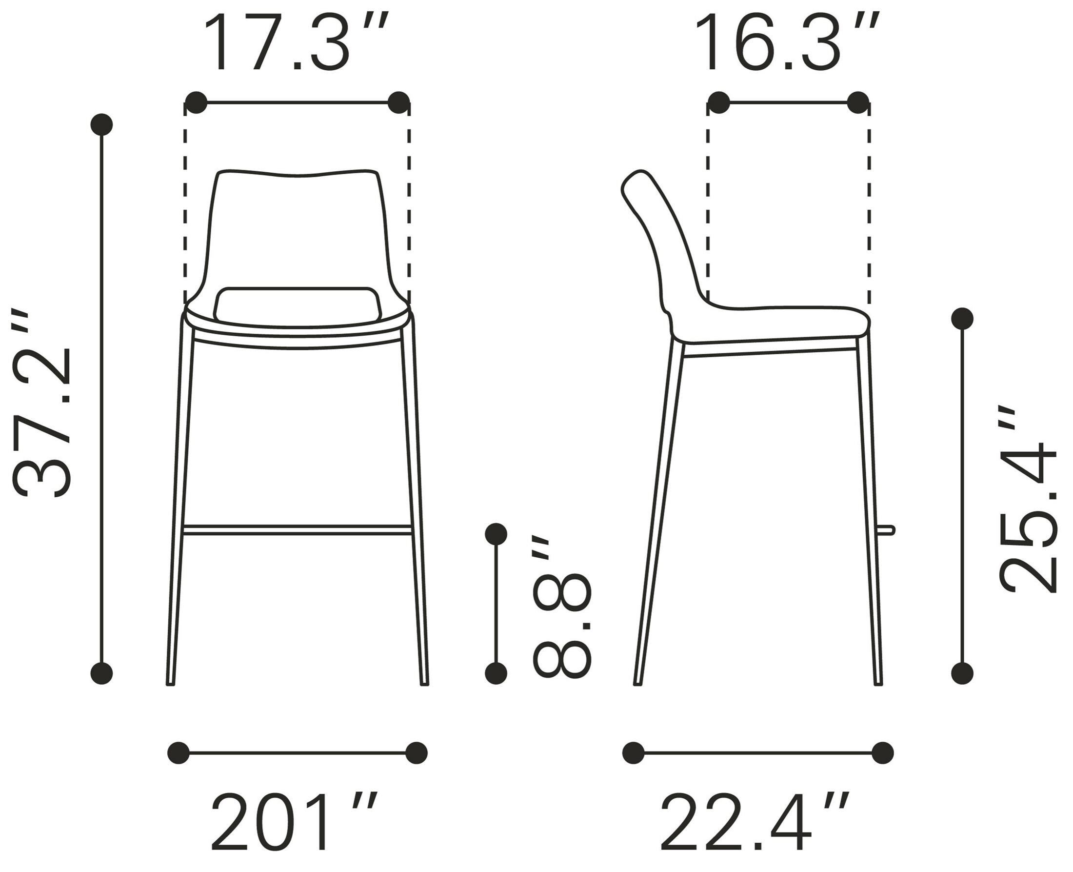 Ace Counter Stool (Set of 2)