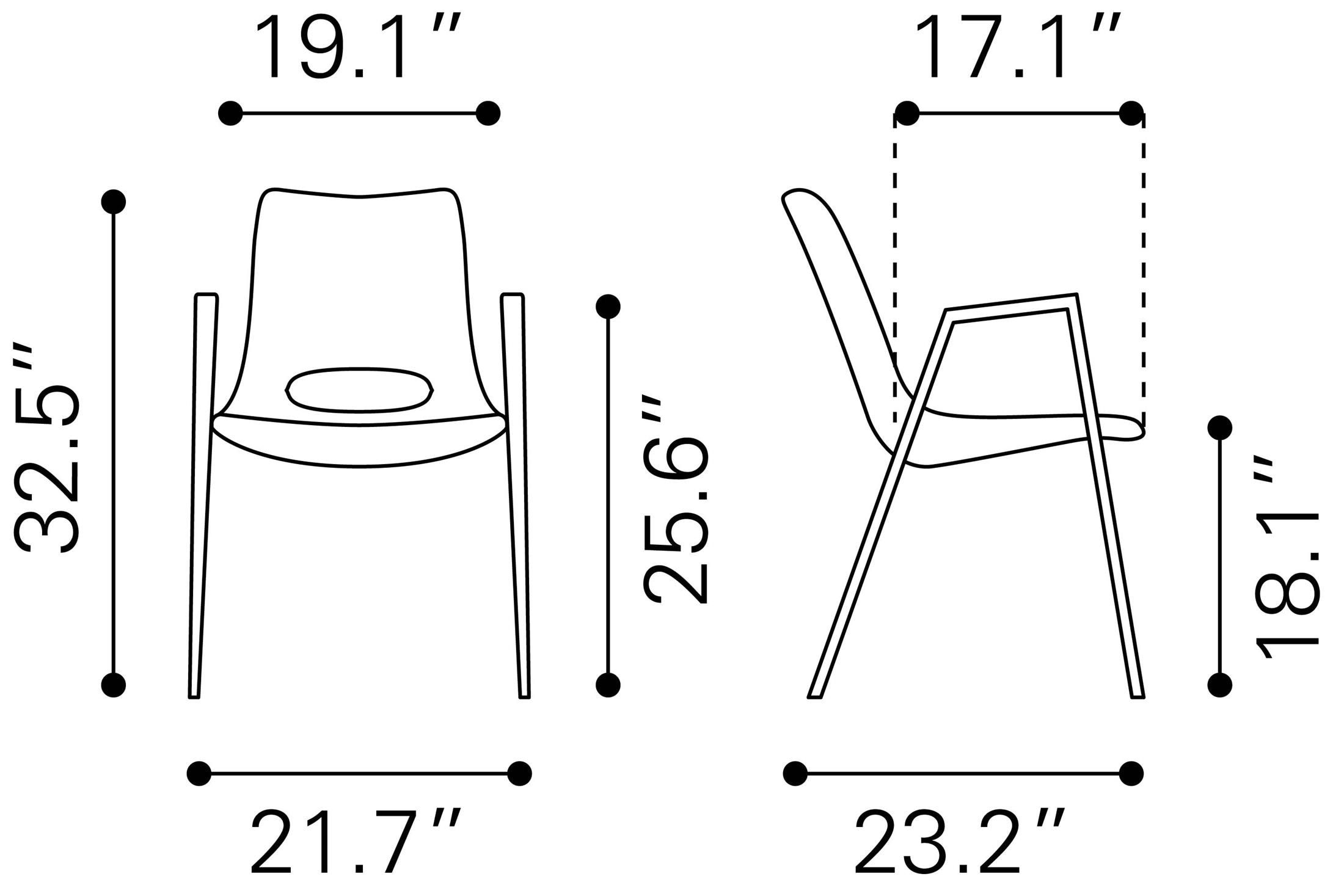 Desi Dining Chair (Set of 2)