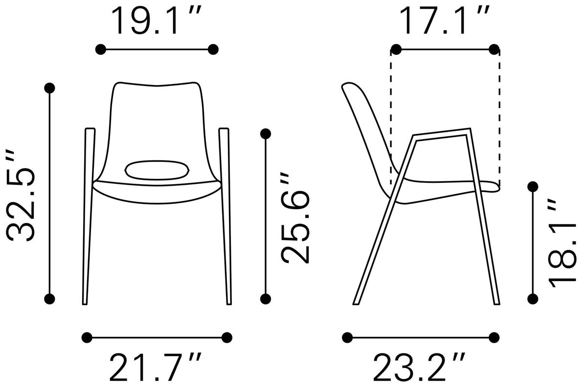 Desi Dining Chair (Set of 2)