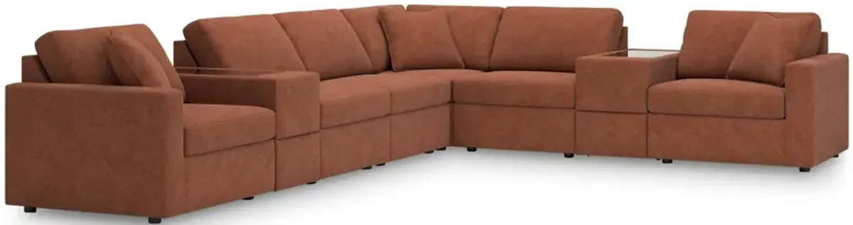 Modmax 8-Piece Sectional with Double Console