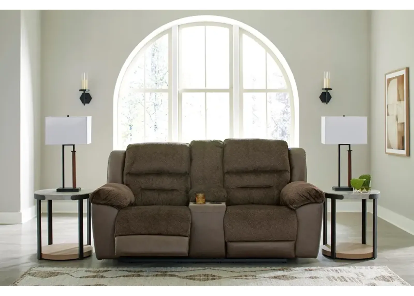 Dorman Reclining Console Loveseat