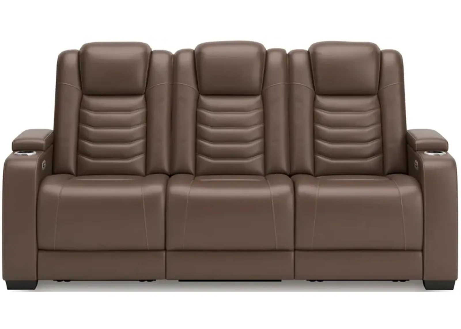 High Impact Leather Power Reclining Sofa