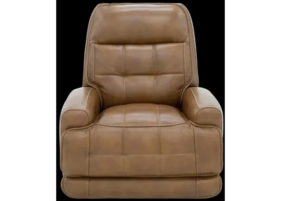 Fresco Leather Power Rocker Recliner