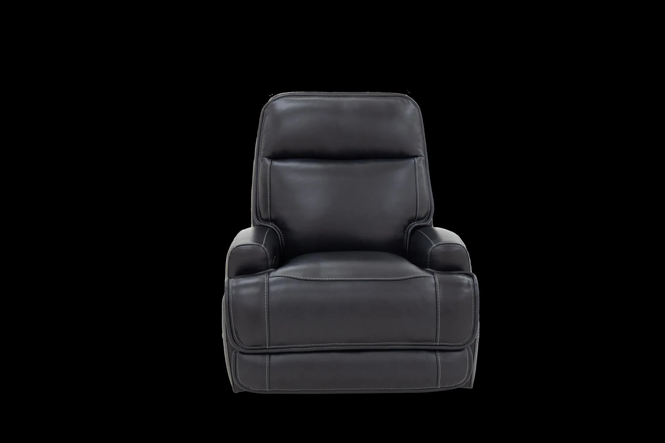 Maverick Leather Power Rocker Recliner