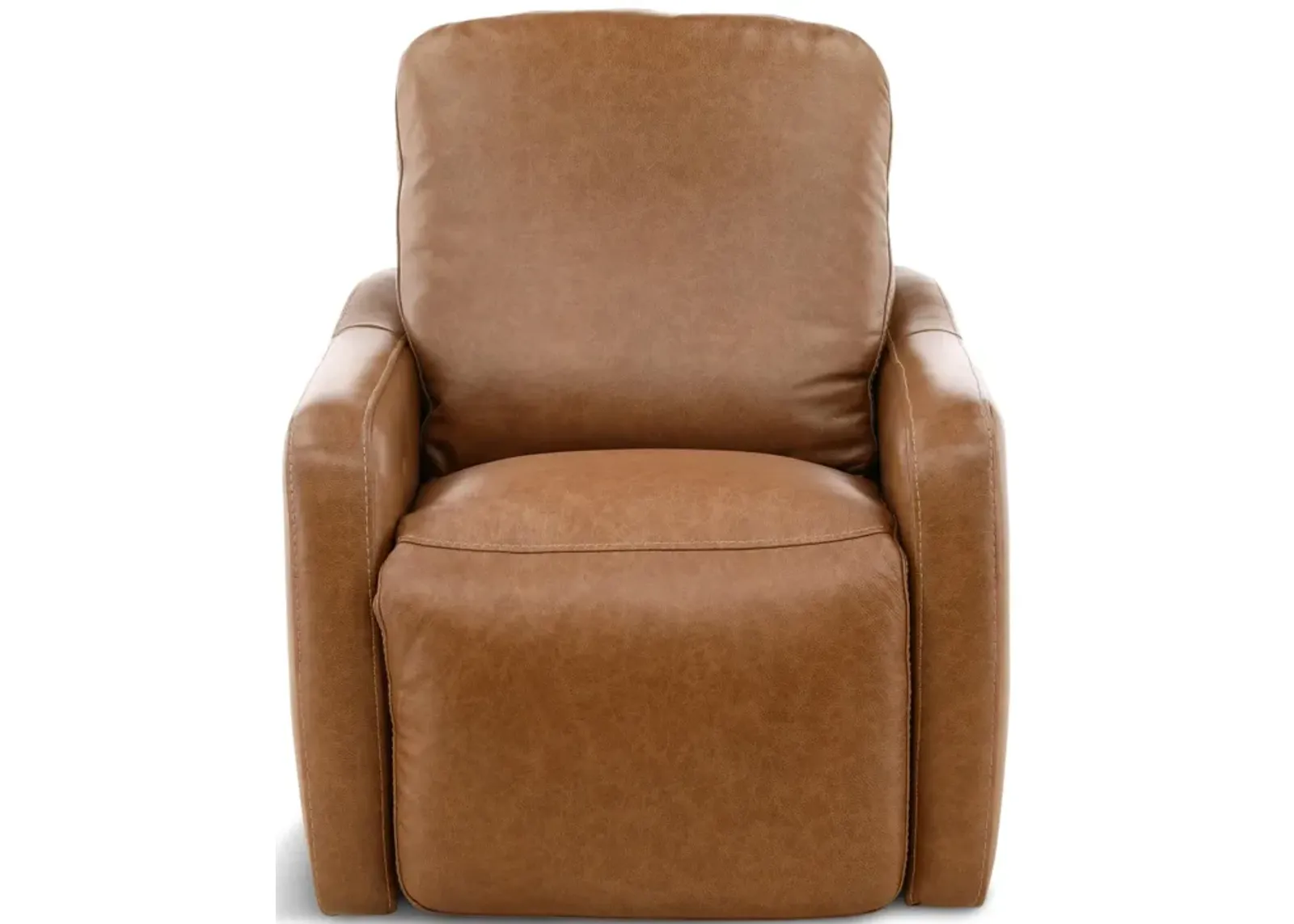 Brea Leather Power Swivel Recliner