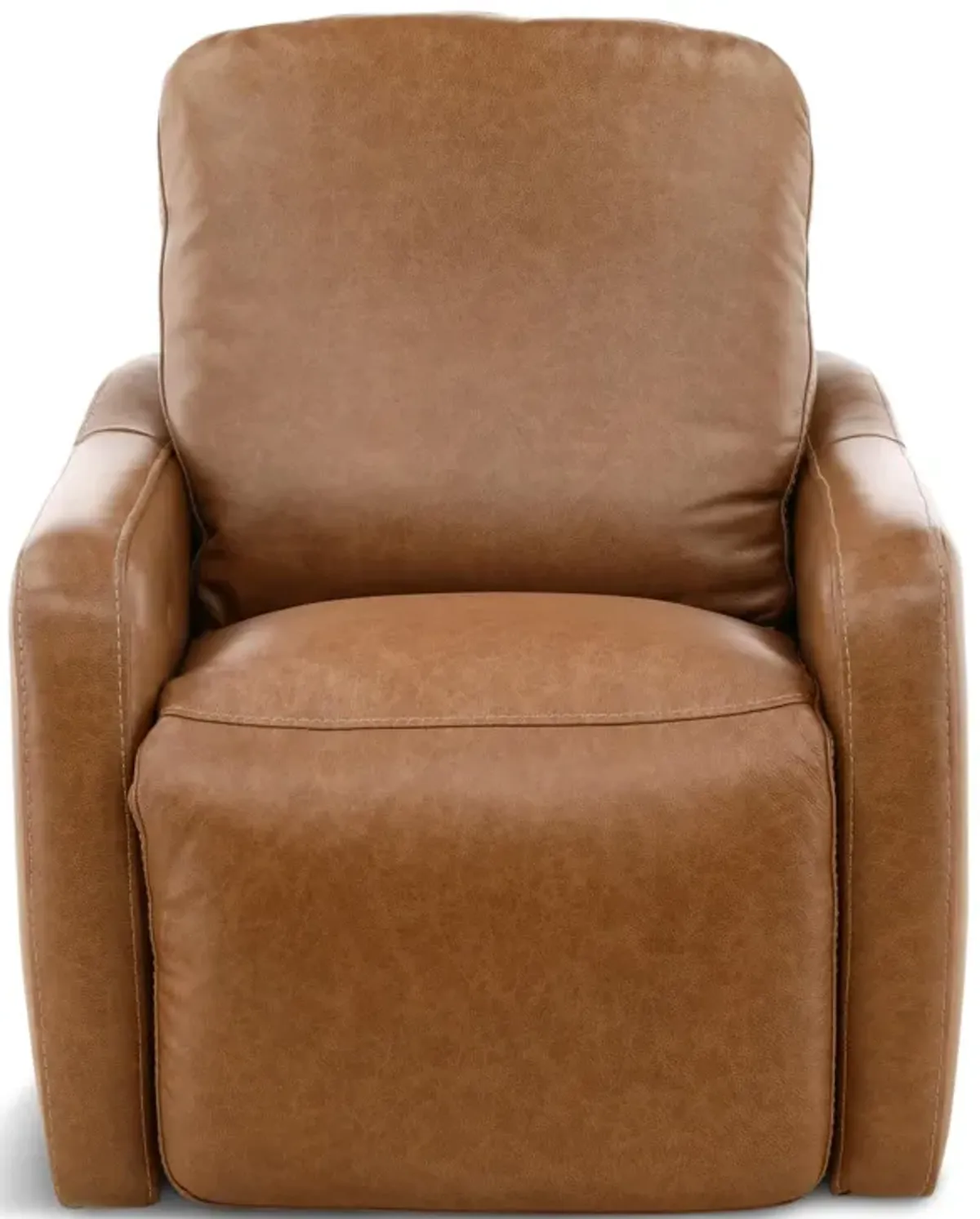 Brea Leather Power Swivel Recliner