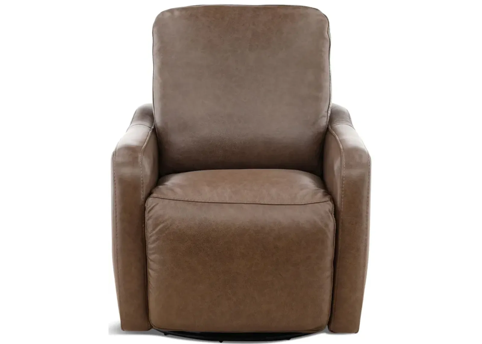 Brea Leather Power Swivel Recliner