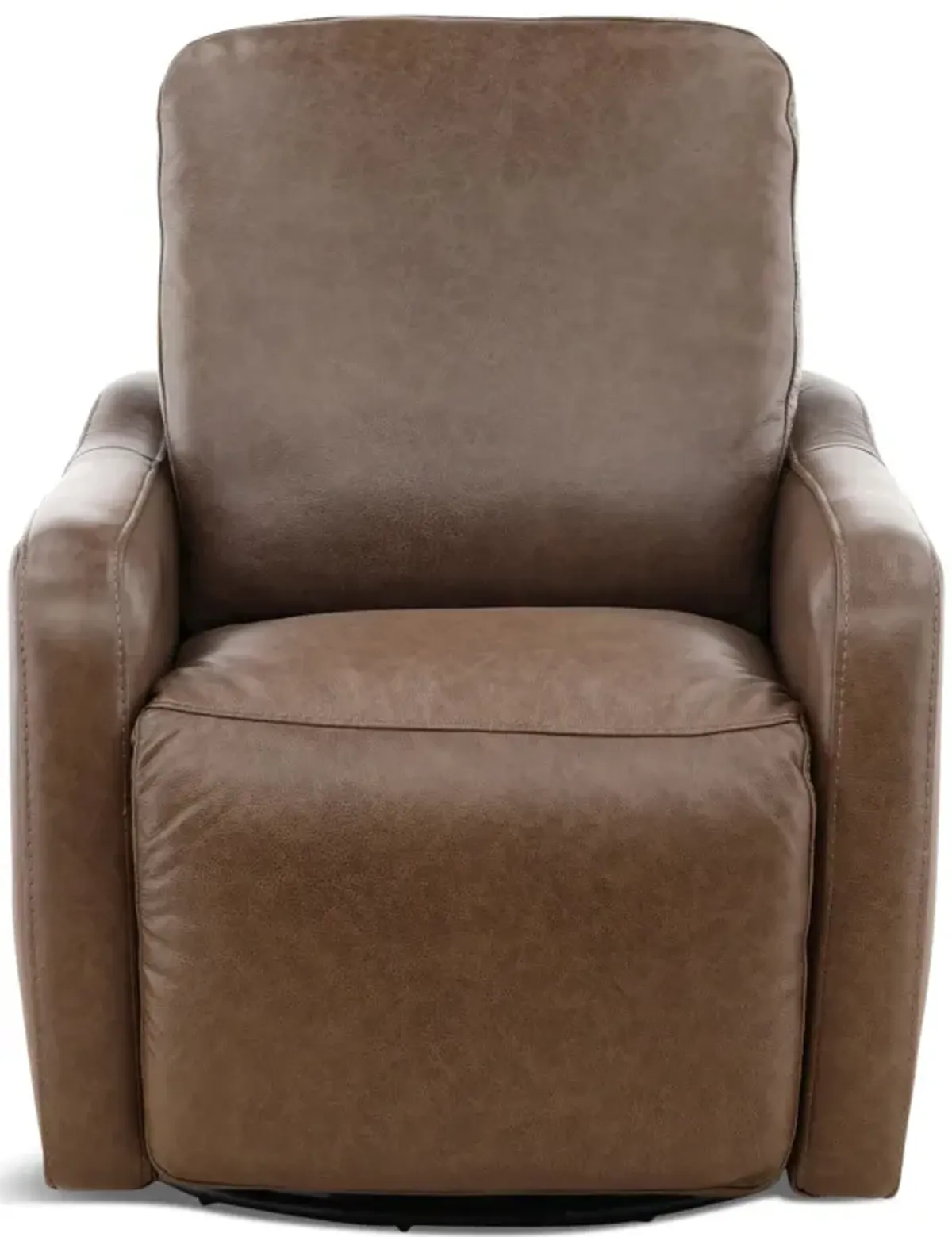 Brea Leather Power Swivel Recliner