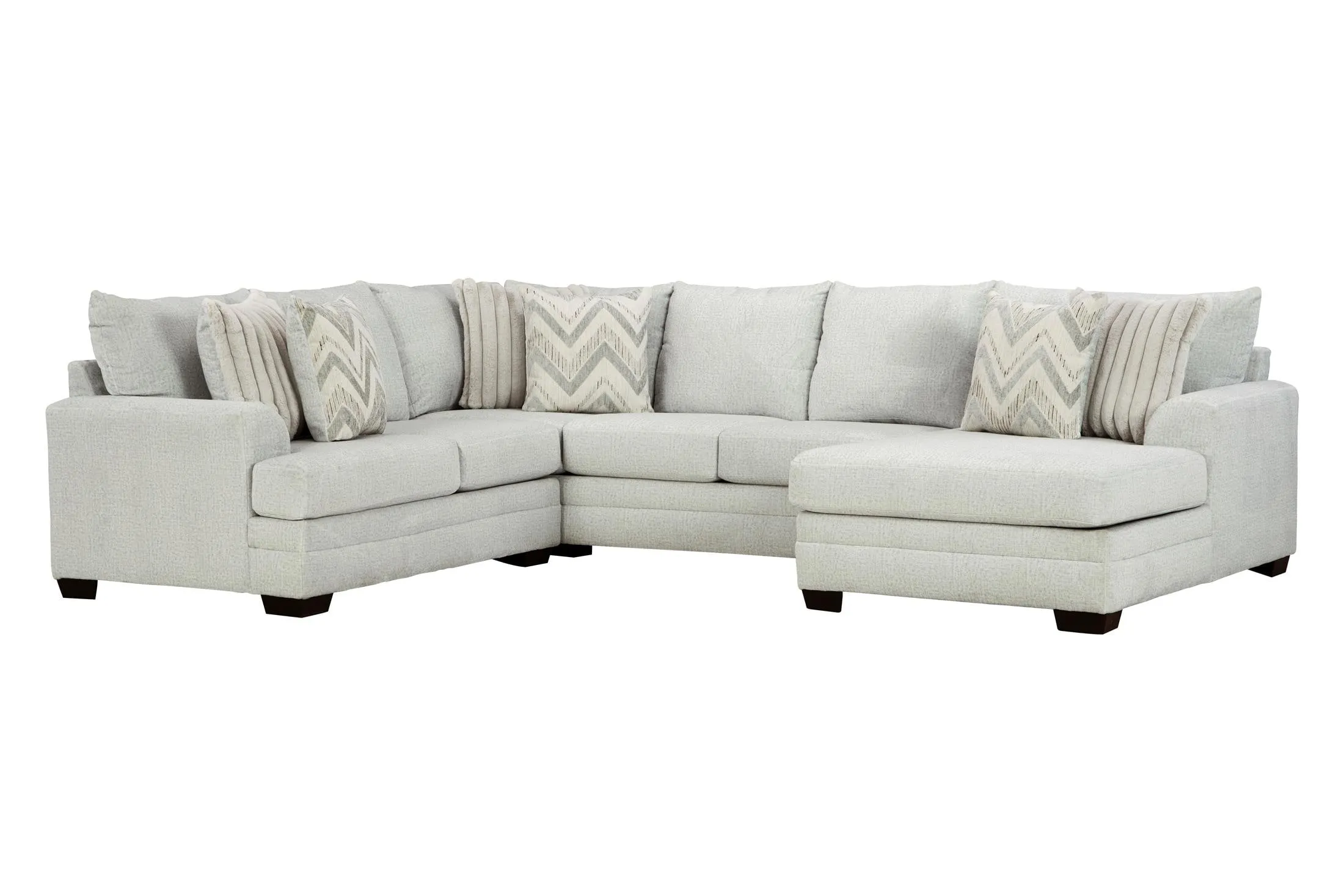 Perla 3-Piece Sectional with Chaise