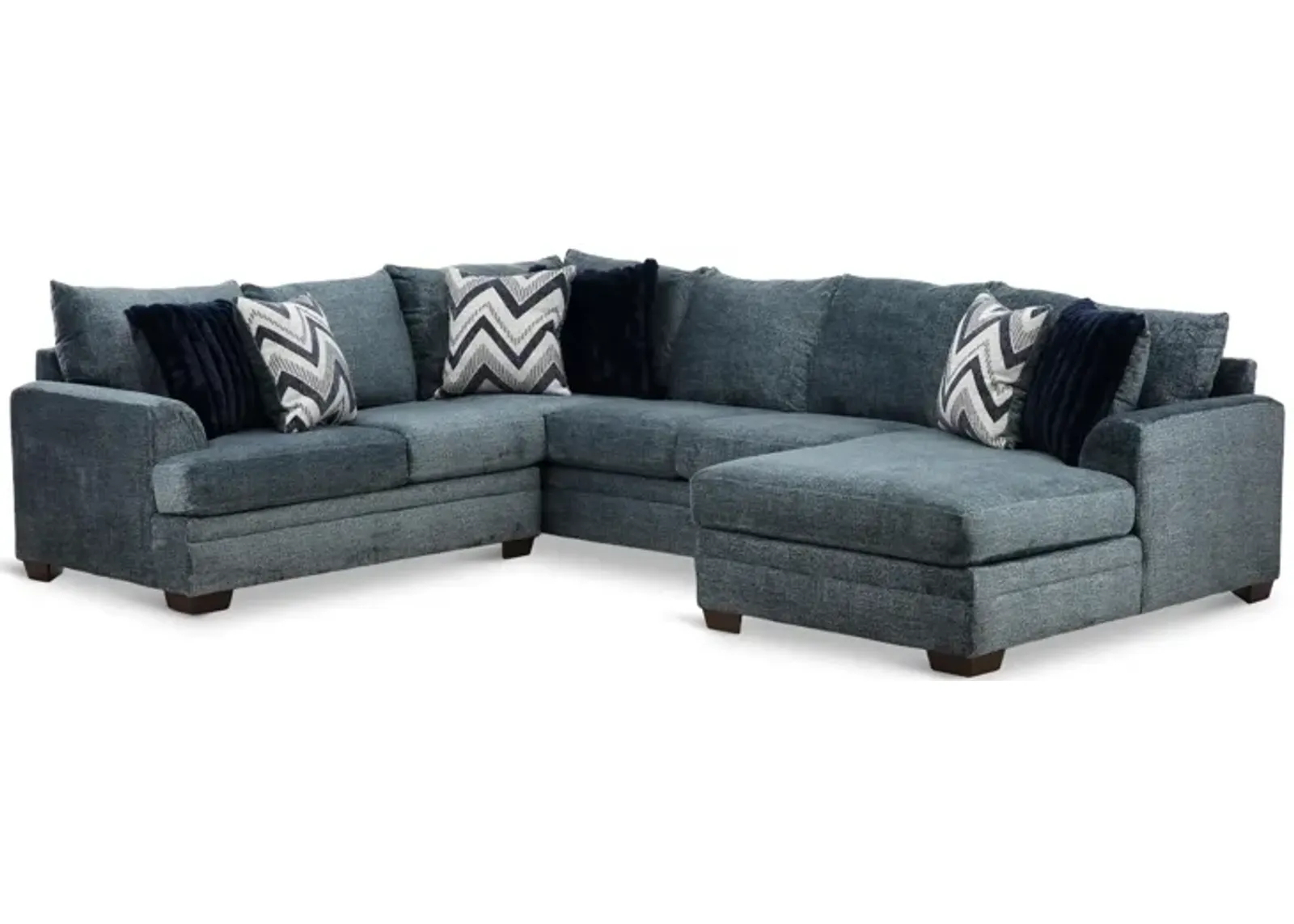 Perla 3-Piece Sectional with Chaise