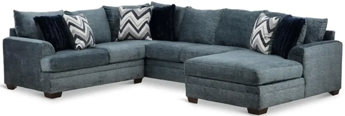 Perla 3-Piece Sectional with Chaise